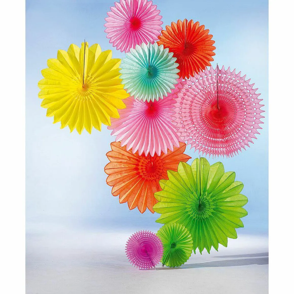 Abanico Decorativo Ø 67 Cm Verde Claro