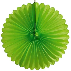 Abanicos Decorativo Verde Amarillo Ø 30 Cm