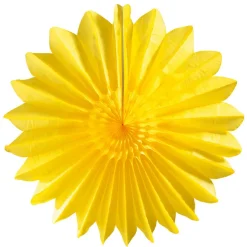 Abanicos Decorativos Amarillo Ø 67 Cm