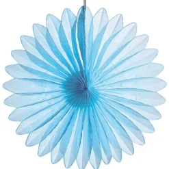 Abanicos Decorativos Azul Claro Ø 44 Cm