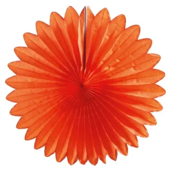 Abanicos Decorativos Naranja Ø 44 Cm