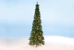 Abeto Artificial Esbelto Con LED 240 Cm