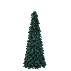 Abeto Decorativo De Lazos 58 Cm De Altura 25 Cm Ø Verde