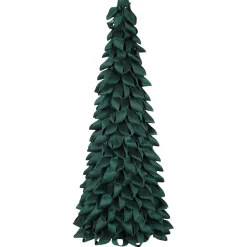 Abeto Decorativo De Lazos 75 Cm De Altura 30 Cm Ø Verde