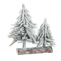 Abeto- Stand 16 X 28 Cm Verde Nevado