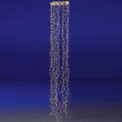 Anillo De Luces De Alambre "Fuegos Artificiales", Longitud 60 Cm, Ø 20 Cm
