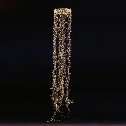 Anillo De Luces De Alambre "Fuegos Artificiales", Longitud 185 Cm, Ø 30 Cm