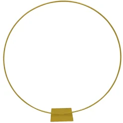 Anillo Decorativo De Metal, Oro Ø 200 Cm
