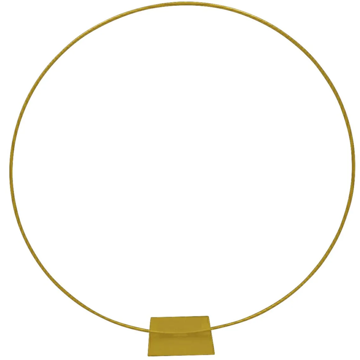 Anillo Decorativo De Metal, Oro Ø 200 Cm