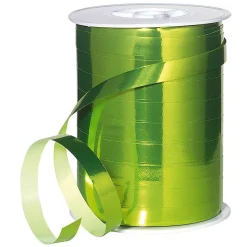 Banda Metálica Brillante, Anchura 10 Mm, Color Verde Manzana