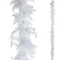 Boa De Plumas, Blanca, 180 Cm