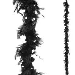 Boa De Plumas, Negra, 180 Cm