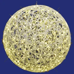 Bola 3D De Fibra De Vidrio Con Luz IP67, 75 Cm Ø