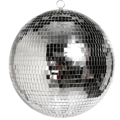 Bola De Discoteca Plateada, Ø 40 Cm