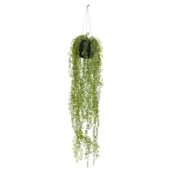 Bola De Musgo Artificial Senecio Planta Colgante 75 Cm