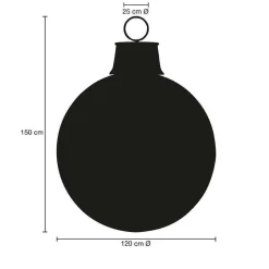 Bola De Navidad 120 Cm, Colores Personalizados