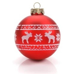 Bola De Navidad De Vidrio 