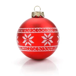 Bola De Navidad De Vidrio 