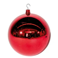 Bola De Navidad XXL Roja Brillante, 40 Cm
