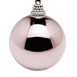 Bolas De Navidad De Plástico Brillante, 6 Cm Ø - 24 Piezas