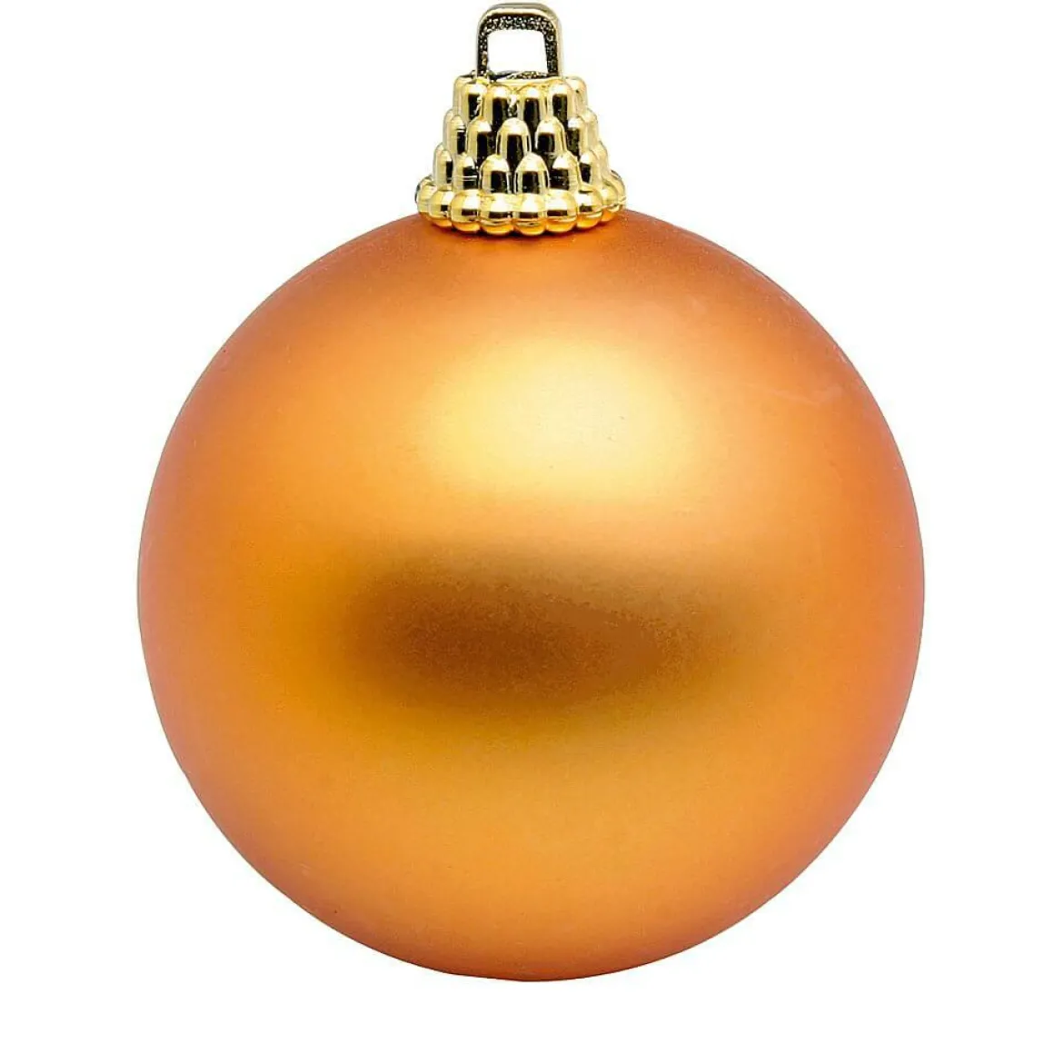 Bolas De Navidad De Plástico Cobre, Mate