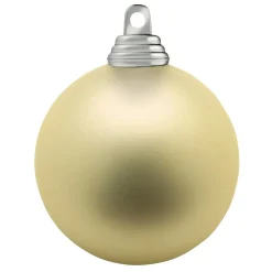 Bolas De Navidad De Plástico Ignífugo Champán Mate