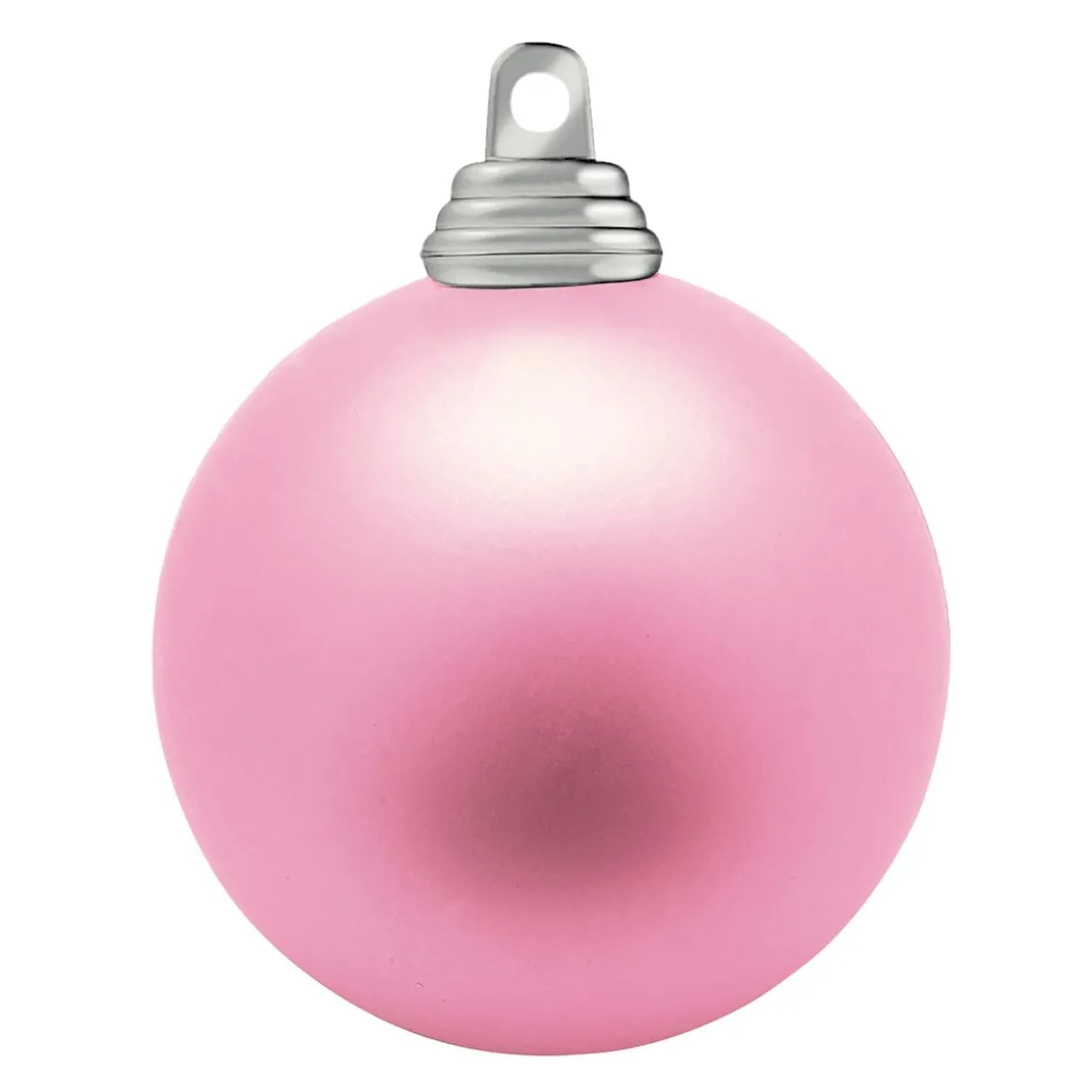 Bolas De Navidad De Plástico Ignífugo Rosa Mate