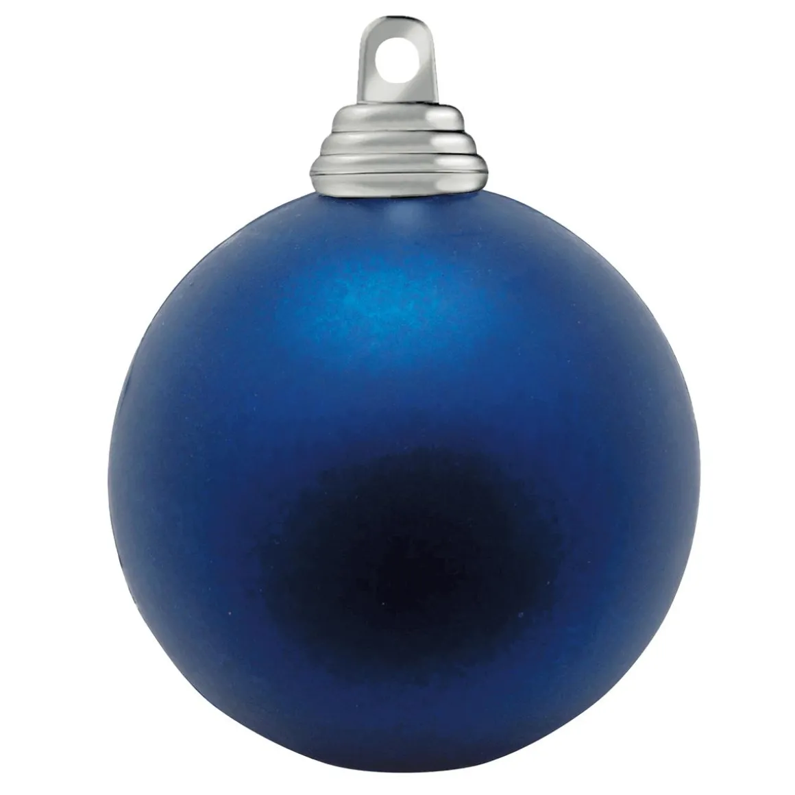 Bolas De Navidad De Plástico Ignífugo Azul Mate