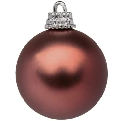 Bolas De Navidad Mates 6 Cm Malva, 24 Bolas