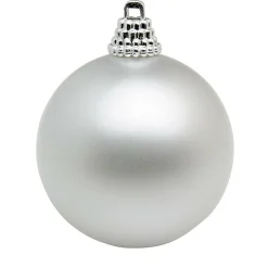 Bolas De Navidad Nácar Mate, 10cm-6piezas