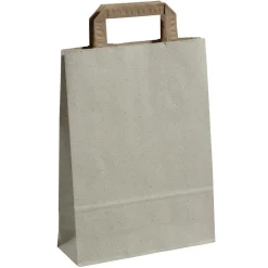 Bolsa De Mano Ecológica De Papel De Hierba De 22 X 30 Cm