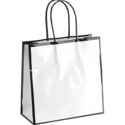 Bolsa De Papel "Coco" Blanco 18 X 18 Cm 25 Piezas, 155gr/m²