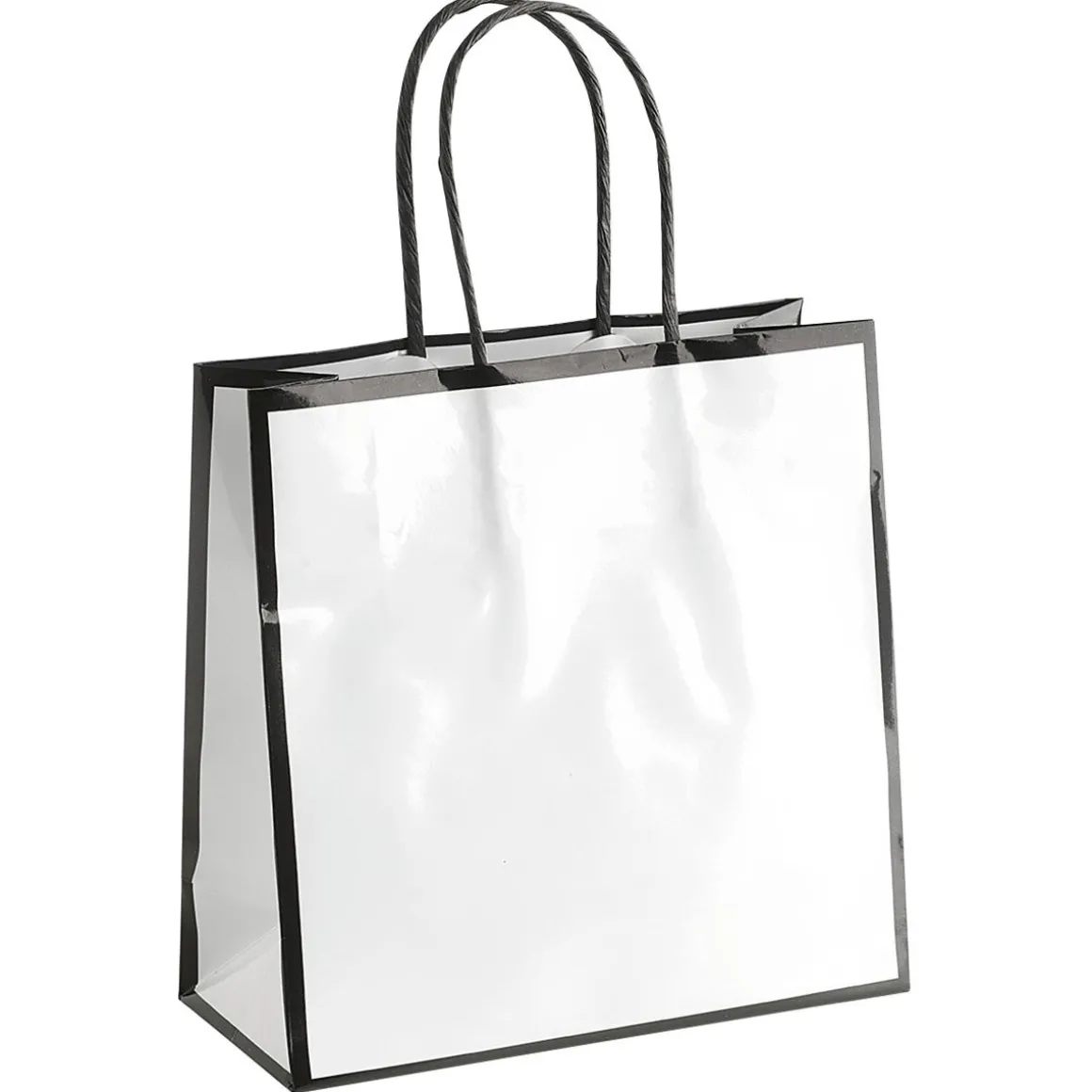 Bolsa De Papel "Coco" Blanco 18 X 18 Cm 25 Piezas, 155gr/m²