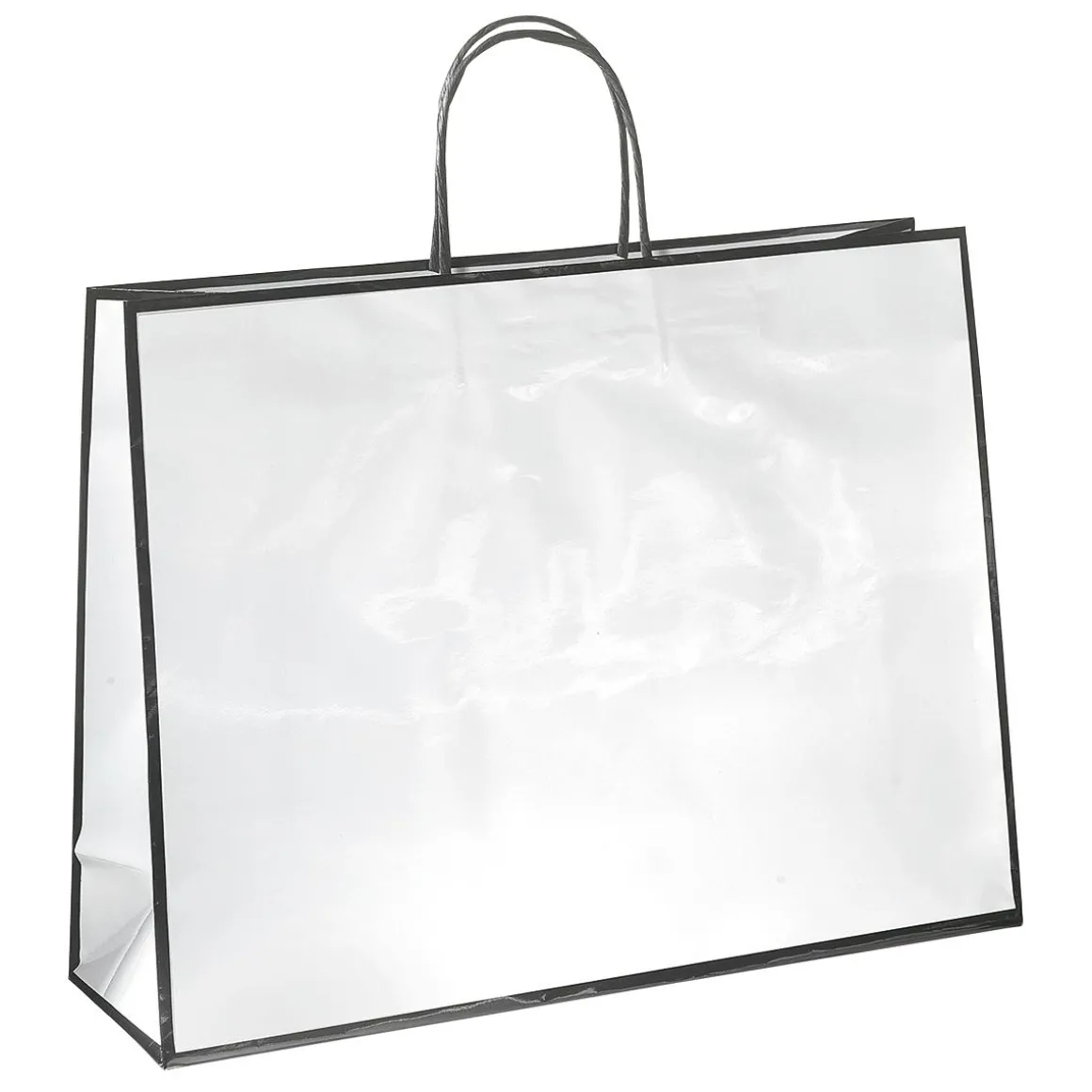 Bolsa De Papel "Coco" Blanca 30 X 40 Cm 25 Piezas, 155 Gr/m²