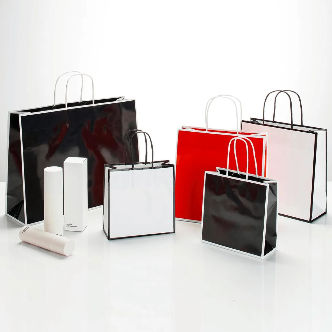 Bolsa De Papel "Coco" Blanca 30 X 40 Cm 25 Piezas, 155 Gr/m²