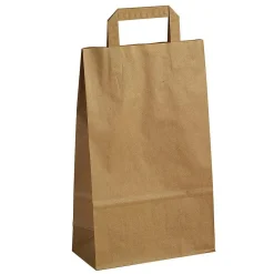 Bolsa De Papel, Marrón, Tamaño 2: 36 X 22 + 10 Cm