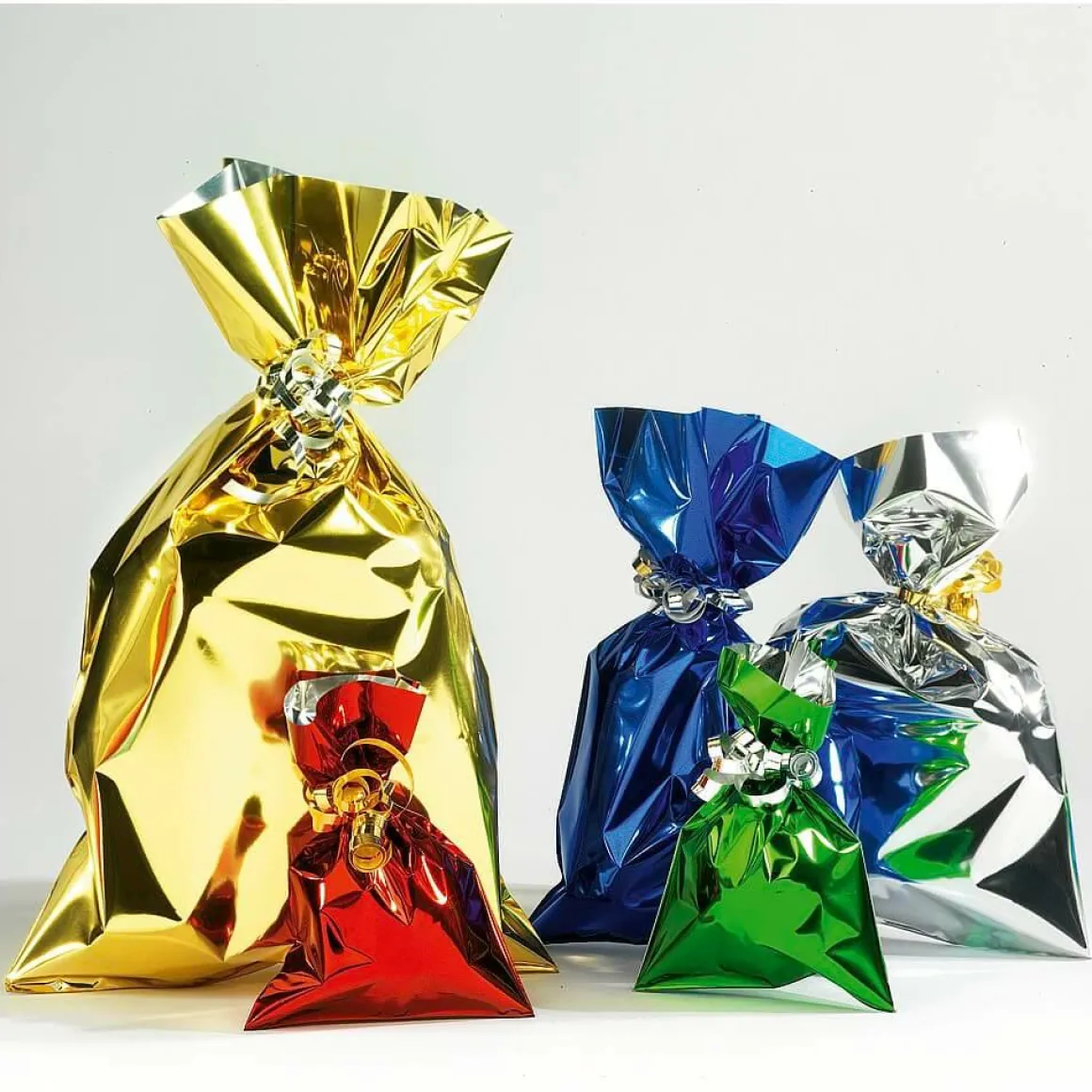 Bolsa De Regalo, Brillante, Roja, 15 X 25 Cm