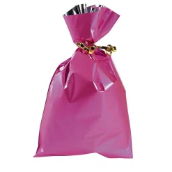 Bolsa De Regalos, Mate, Color Fucsia, 20 X 35 Cm