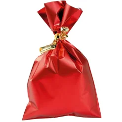 Bolsa De Regalos, Mate, Roja, 15 X 25 Cm