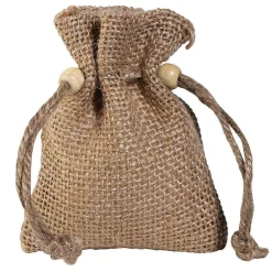 Bolsita De Yute, 10 Cm, Natural