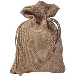 Bolsita De Yute, 18 Cm, Natural