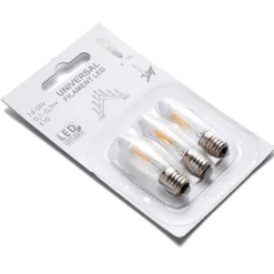 Bombilla LED De Repuesto 3 Piezas, E10 Blanco Cálido