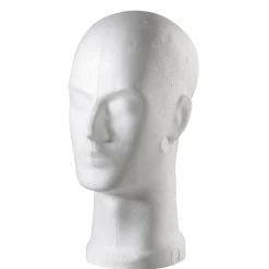 Cabeza Decorativa De Poliestireno, Altura 32 Cm