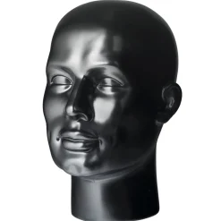 Cabeza Decorativa, Hombre, Color Negro