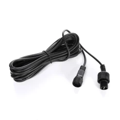 Cable De Conexión De La Cadena De Luces 500 Cm Negro