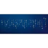 Cadena De Luces De Granizo De Luz LED 24 V Para Interiores, Luz LED Cálida, Cable De PVC Blanco, 200 X 100 Cm