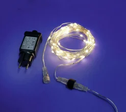 Cadena De Luces LED XL Con Alambre Separable Para Exteriores, 200 LED, Alambre Plata, 20 M