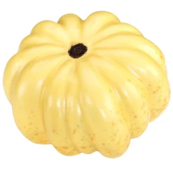 Calabaza Decorativa De 13 Cm De Altura Y 17 Cm De Diámetro De Poliespuma