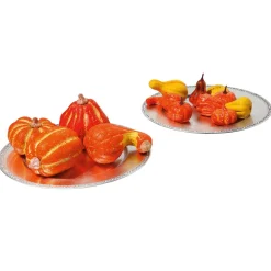 Calabazas De Adorno Decorativas, 11-14 Cm, 4 Piezas