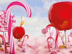 Camión Lona Banner Caramelos 2,5 X 3,3 M